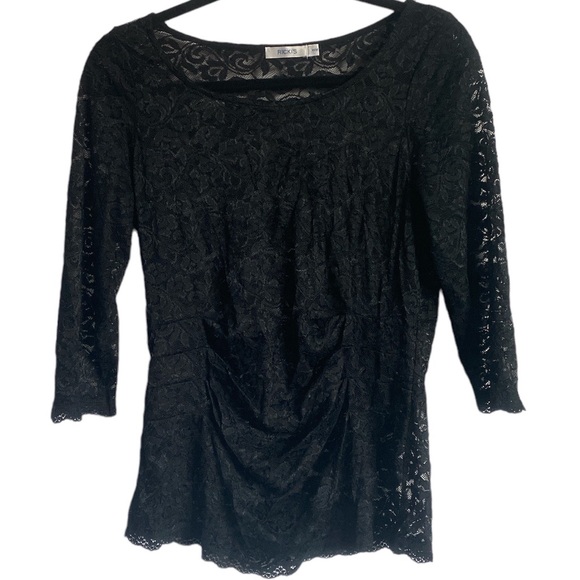 Ricki’s See-Through Lace Top - Picture 1 of 4